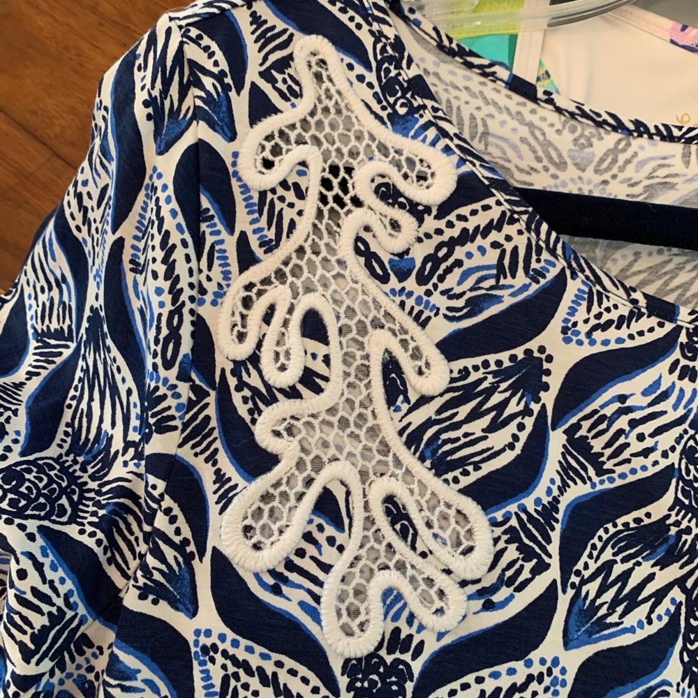 Whale tail print Lilly Pulitzer dress
